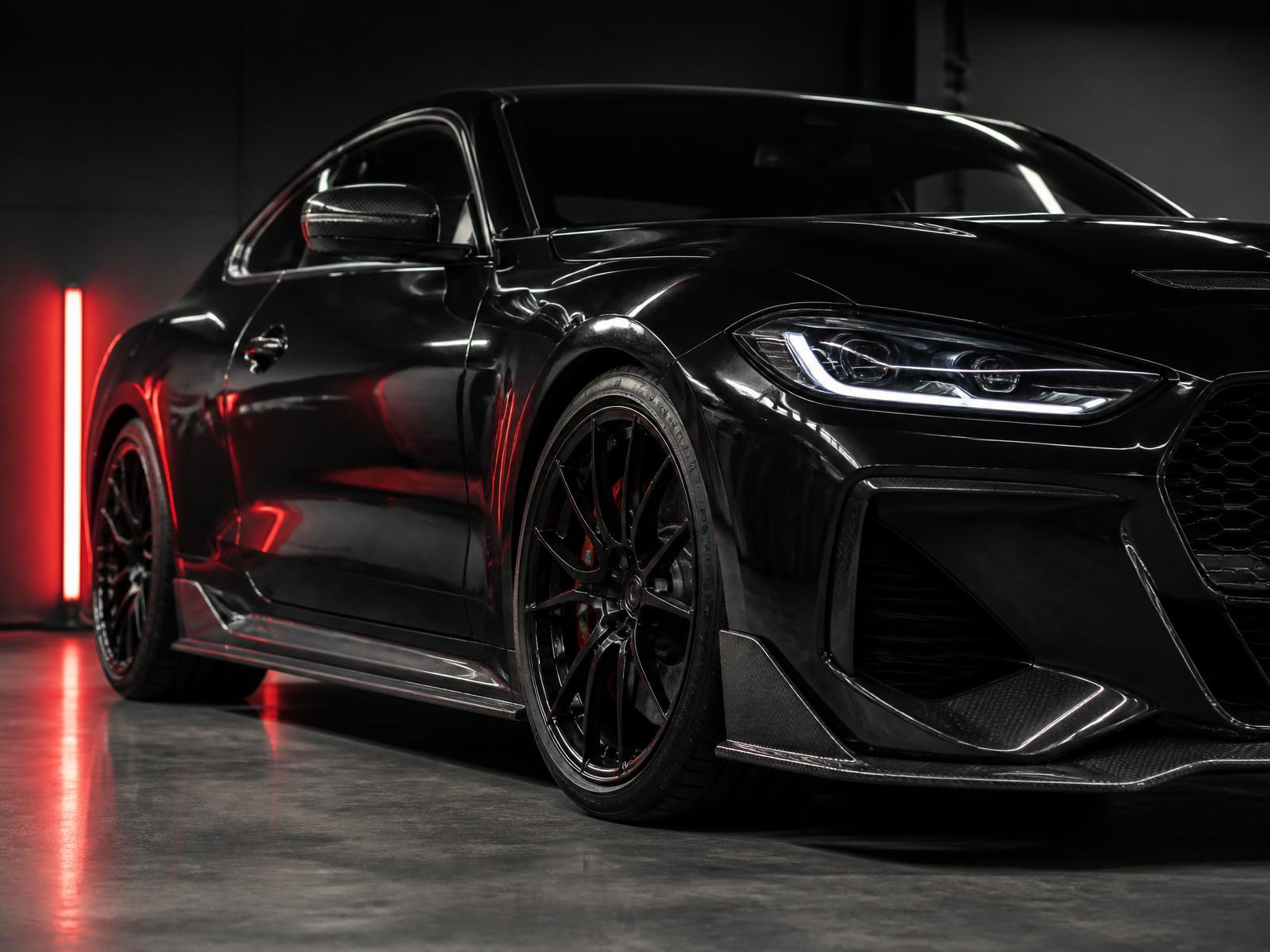 Modified European performance car with LMC styling
